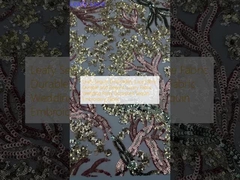 Loftige Sequin Borduurwerk kant Stof Duurzaam en elegant Luxe Stof Huwelijk Feest Gelegenheden Sequin Borduurwerk Stof