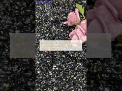 Metalen kanten Stof Sequin Borduurwerk Stof Glanz Luxe stijl Feestelijke gelegenheden jurken