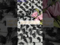 Bladerstof holle Chantilly kant hoge stof voor doe-het-zelf kleding jurk