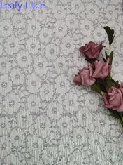 49 inch witte kleur hoge kwaliteit spandex bloemen kant stof voor dames kleding vrouwen jurk
