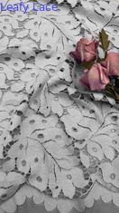 Hoge kwaliteit lichtblauwe kleur groot blad met touwtjes met schalpen kant kant kant weefsel door de tuin jurk voor mode
