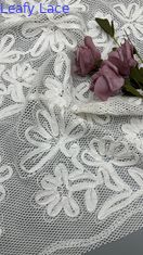Cotton Mesh borduurwerk met bloemenpatroon Duurzaam weefsel volbreed weefsel voor lente en zomer