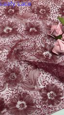 Nieuwe collectie Luxe Elegante en Duurzame Bloemsequin Spit Stof Voor Bruiloften En Verjaardagsfeesten