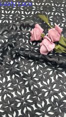Hollow Out Sequin geborduurd metalen stof Duurzaam en elegant Sequin voor bruiloft feestjurk