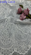 Luxe Franse Chantilly kant Stof Duurzaam en elegant Stof Huwelijk Feest Gelegenheden Witte Stof