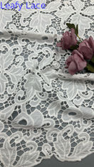 Lace Stof 3D Flower Elegant Borduurwerk Stof Laser Tech Party Luxe Stijl Lace Stof