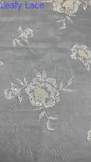 3D Flower Tulle Mesh Stof Breathe Mesh Lace Stof Leaf Sequin Stof