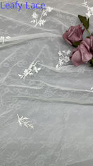 Tulle Mesh Stof Sequin Schitterend blad Nieuwe collectie Bloemige kant Stof Partij Gelegenheid