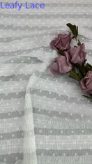 Geplete kant weefsel gaas kant adem voor jurken couture weefsel bladeren luxe gelegenheid avond