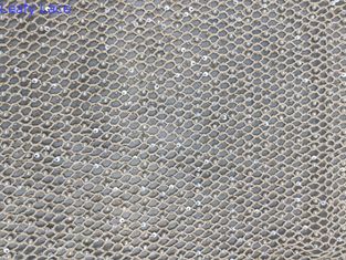 Mesh Perlen Perlen geborduurde embroidery stof voor elegante ademen diner jurken