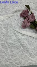 Mesh Kant Stof Witte Raster Gebreid Holle Luxe Voor Zomerfeestjurken