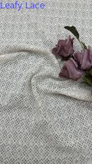 100% Geruite Katoen Holle Kant Stof Voor Artistieke Elegante en Romantische Bruiloft Stof