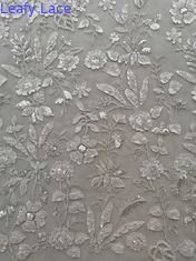 Nylon Polyester Geborduurde Kantstof