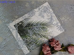 Grey Eyelash Scallop Edge Lace-Stof voor Dame Evening Dress