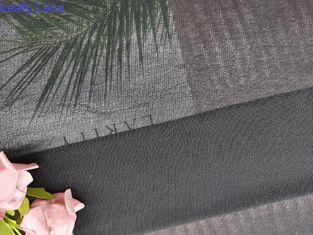 Het zwarte Onderhemd van Rek Elastische Zachte Tulle Mesh Fabric For Lady