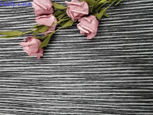 Partij 100 yards van Zwarte Metaallurex Mesh Pleated Lace Fabric