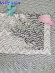 Groene het Kantwimper Textielspandex Mesh Fabric van de Ritssluitingsvorm