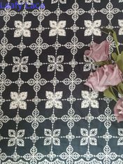100 Yards de Bloemenkatoen Geborduurde van het de Kinderenkledingstuk van de Oogjestof Stoffen