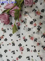 Gedrukt Tulle Kant Bijeengekomen Mesh Fabric For Bedding Articles