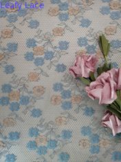 145CM Kleine Bloemen Geborduurde Kantstof Damedress lace brown Kleur