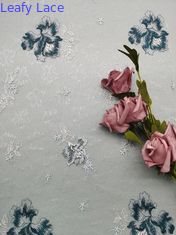 120-130 cm geborduurde kantstof voor bruiloft, modeshows.