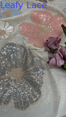 Colorful French Lace Fabric  Delicate and Elegant  for Custom Evening Dresses and Long Formal Gowns