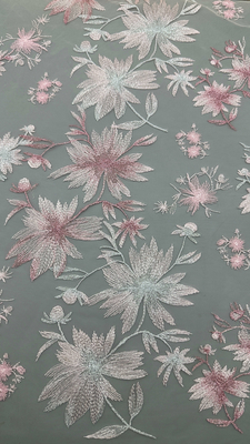 3D Flower Lace Stof Duurzaam en Elegante Luxe Borduur Stof Huwelijk Verjaardag Gelegenheden Hoogwaardige Borduur Lace Stof