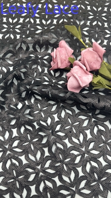 Hollow Out Sequin geborduurd metalen stof Duurzaam en elegant Sequin voor bruiloft feestjurk
