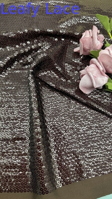 100% polyester blaadje-sequin borduurstof glans luxe voor kleding