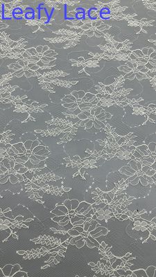 Bladgeborduurde linnen doek elegant en adembenemend geborduurde kant doek avond gelegenheid luxe doek