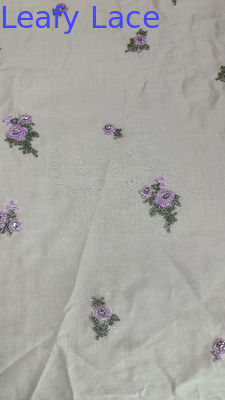 Geperst bloemen kant stof geborduurd kant mesh adem stof gelegenheid kleding verjaardag stof
