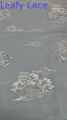 Tulle Mesh Stof Speld Stof Sequin Metalen Nieuwe collectie voor kleding Kledingjurken en modeontwerp