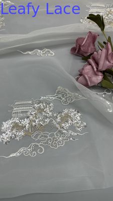Tulle Mesh Stof Speld Stof Sequin Metalen Nieuwe collectie voor kleding Kledingjurken en modeontwerp