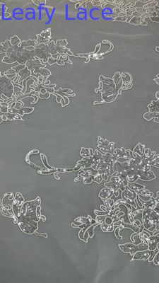 Luxe Sequin geborduurde stof kant stof Nieuwe collecties voor kleding Kleren en modeontwerp