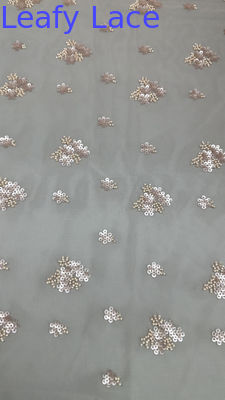 Luxe Sequin Perlen geborduurde stof kant stof Nieuwe aankomst Voor couture gelegenheid