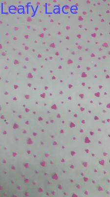 Bladerstof Tulle Mesh Stof Voor Ademen Liefde Kleur Voor Nieuw Komend SS Seizoen