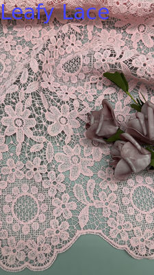 100% katoenen geborduurde stof holle-up bloemen voor AW seizoen voor bruidsjurk feest