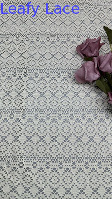 Katoen Geborduurde Stof Gebreid Hollow-up Luxe Voor Nieuwe Collectie Jurken