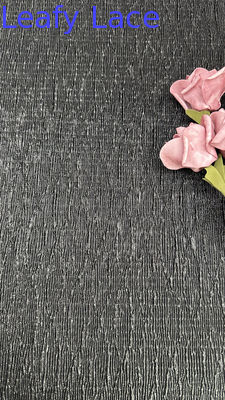 Cobra Metallic Kant Stof Voor Jurken Luxe Zilveren Kleur Feestjurken