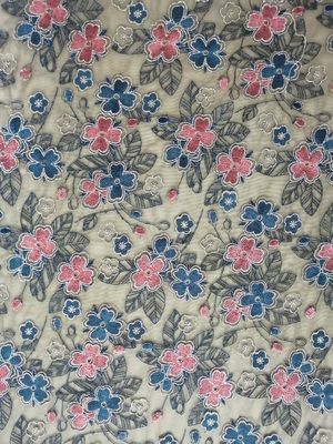 Gekleurd Kant 80 Yards van de Marine de Roze Polyester van Lurex Stoffen