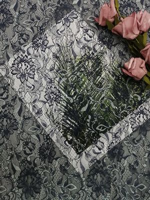 Twee Tone French Chantilly Lace Fabric