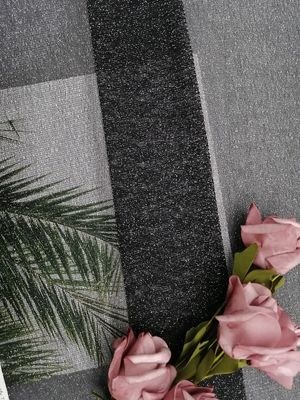 Zwarte Zachte van de het Kantstof van Lurex Metaal Zilveren het Kantstof voor Kleding