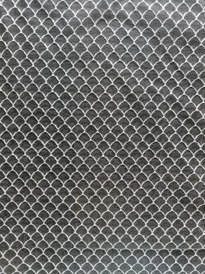 Het Patroon Zwart Zacht Tulle Mesh Fabric van vissenschalen