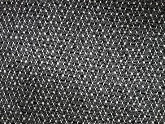 De bruids Bevallige Witte Polka Dot Mesh Fabric van Tulle
