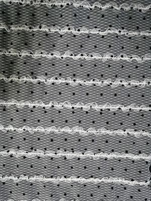 100 Yards van Tulle Kant het Bijeengekomen Borduurwerkmesh fabric