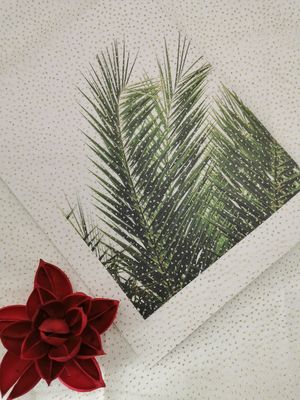 Roze Met een laag bedekt Metaal schittert Tulle Mesh Foil Printed Fabric