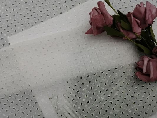 Sakura Cherry Blossom Thread White Embroidered-Oogjestof
