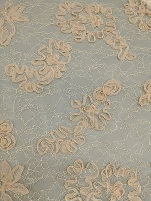 Geborduurde de Kledingsstof van het Cordingskant 100% Polyester