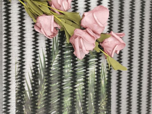 Gestreept Geplooid Kant Stof Gestructureerd Tulle