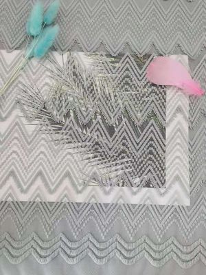 Groene het Kantwimper Textielspandex Mesh Fabric van de Ritssluitingsvorm